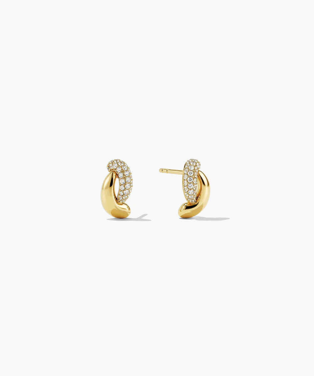 Azel™ Brioche Pavé Earrings 03