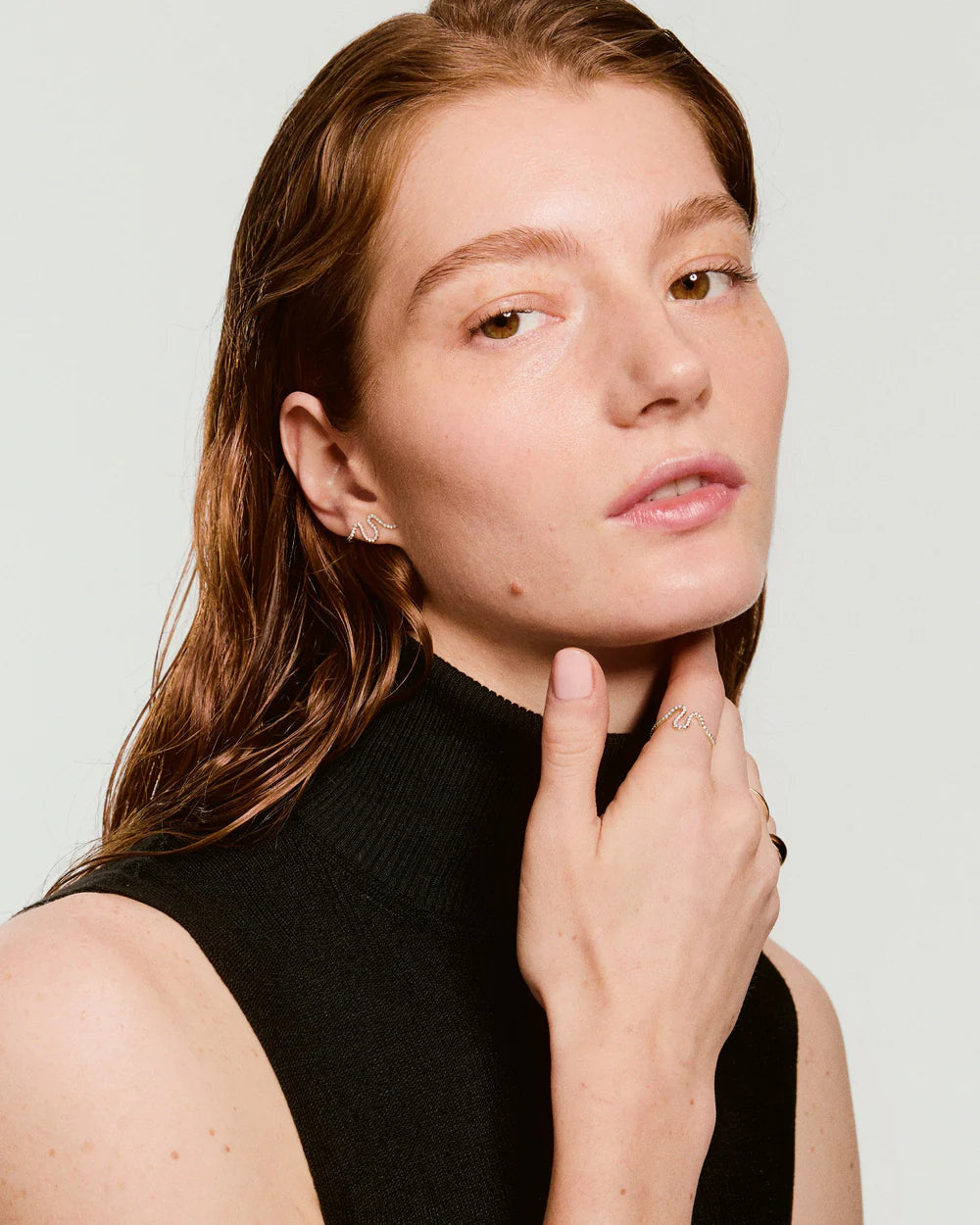 Azel™ Wave Earring Single 02